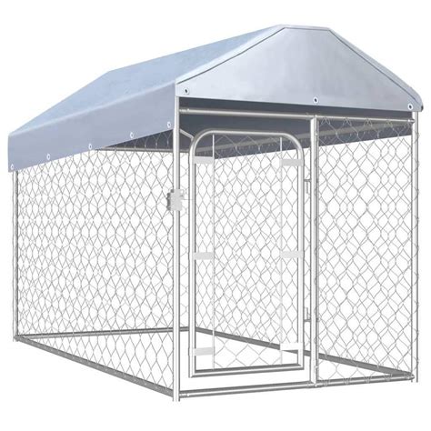 galvanized metal dog house|vidaXL Dog House Outdoor Dog Kennel Crate Shelter .